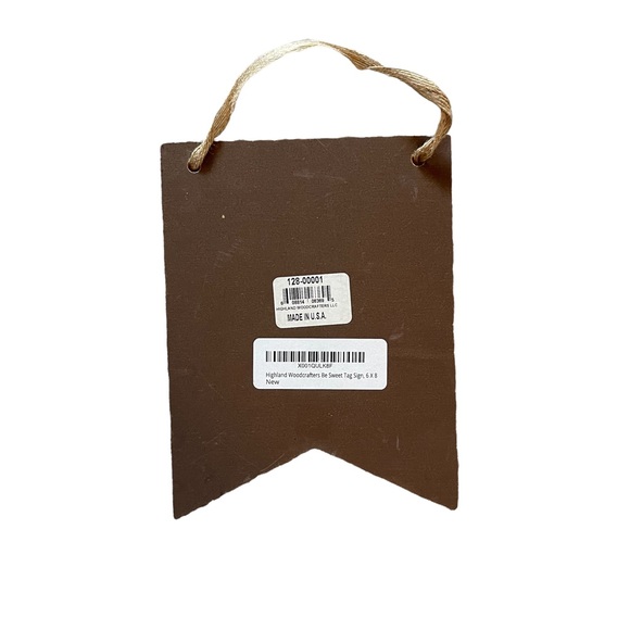 NWT Be Sweet Tag Sign 6 x 8 - Picture 2 of 2